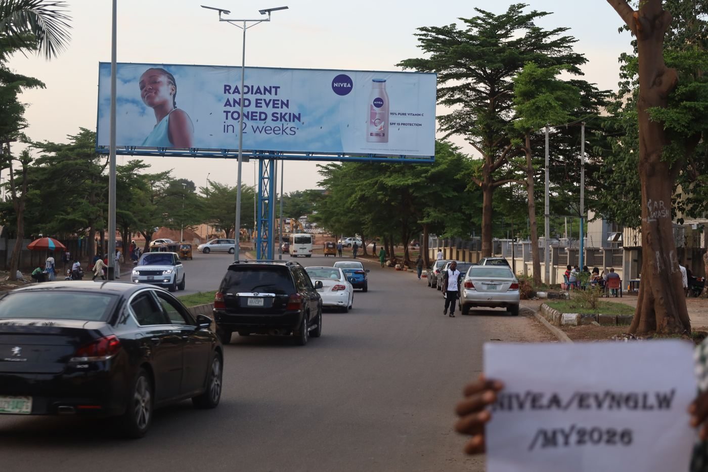 Landscape billboard at Along Gudu Expressway, Ahmadu Bello Way, Abuja