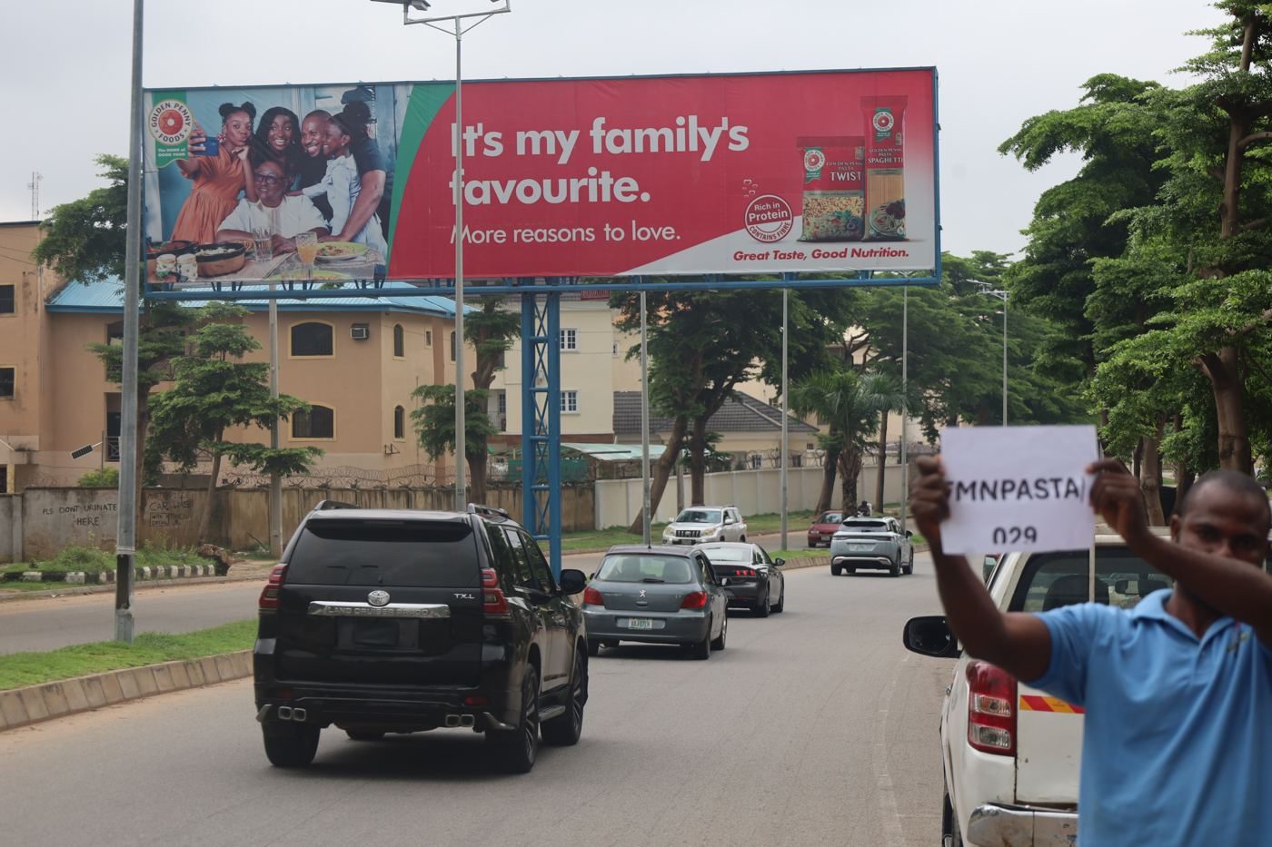 Landscape billboard at Along Jabi Mall, Obafemi Awolowo Way, Abuja