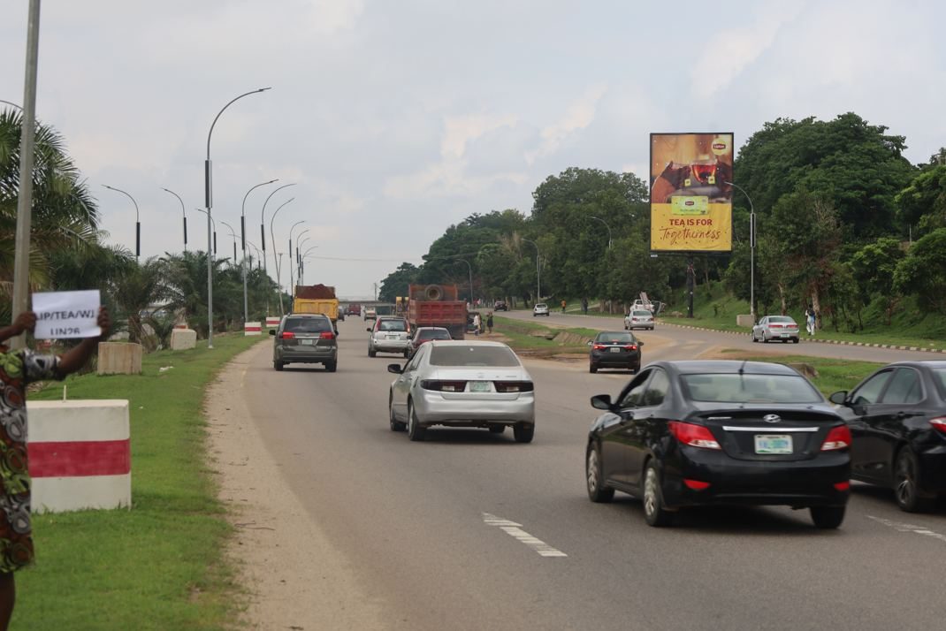 Portrait billboard in Maitama, Abuja