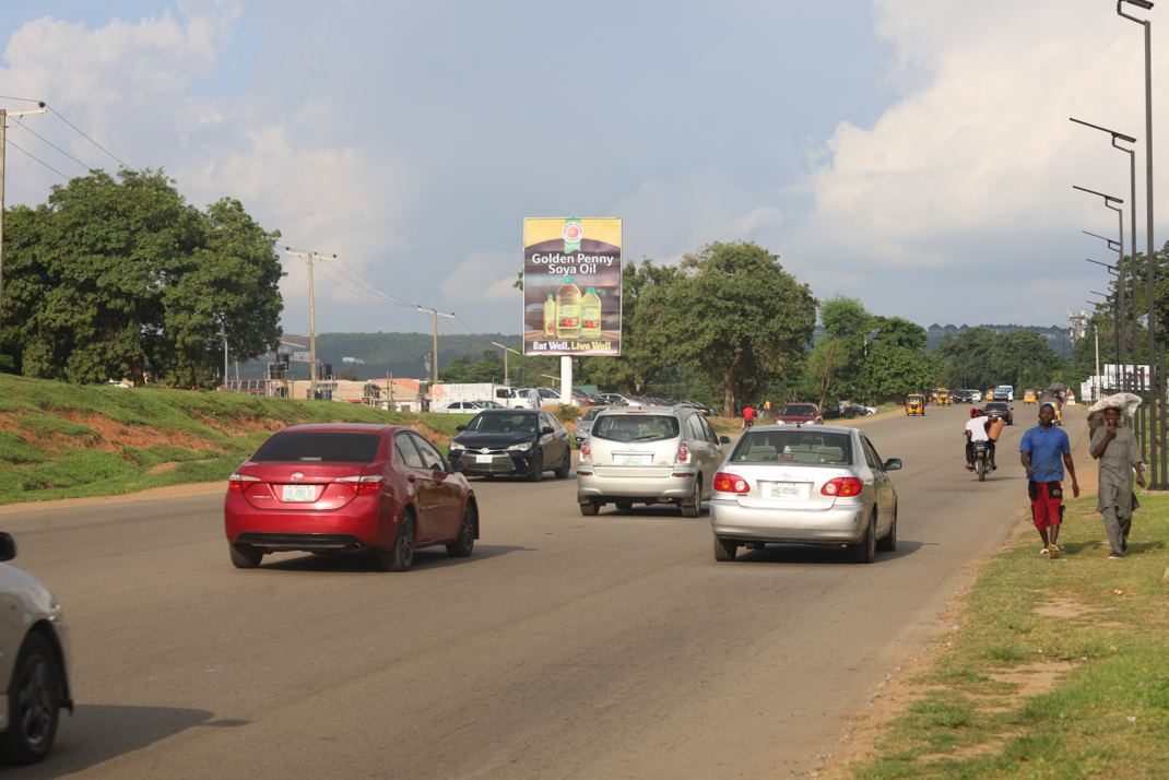 Portrait billboard at Along Lokogoma Expressway, Abuja